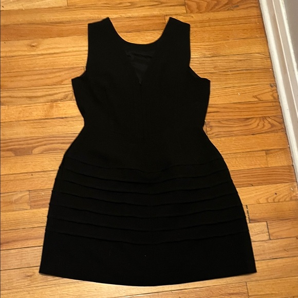 Madewell Black Crepe dress Midnight Sleeveless Cocktail - Picture 8 of 9